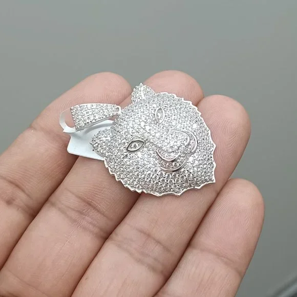 925 Sterling Silver Lion Pendant